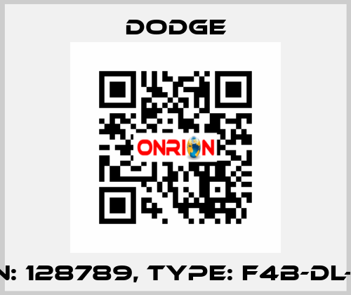 p/n: 128789, Type: F4B-DL-115 Dodge