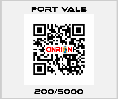 200/5000 Fort Vale