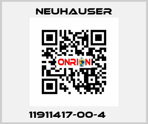 11911417-00-4     Neuhauser