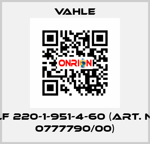 VLF 220-1-951-4-60 (Art. No. 0777790/00) Vahle