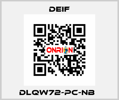 DLQW72-PC-NB   Deif