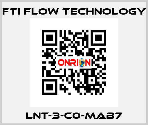 LNT-3-C0-MAB7 Fti Flow Technology