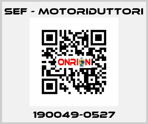 190049-0527 SEF - MOTORIDUTTORI