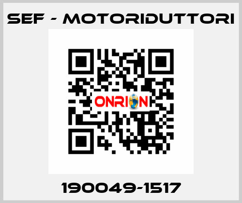 190049-1517 SEF - MOTORIDUTTORI