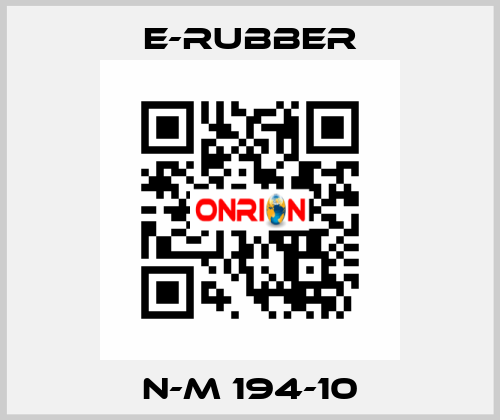 N-M 194-10 e-rubber