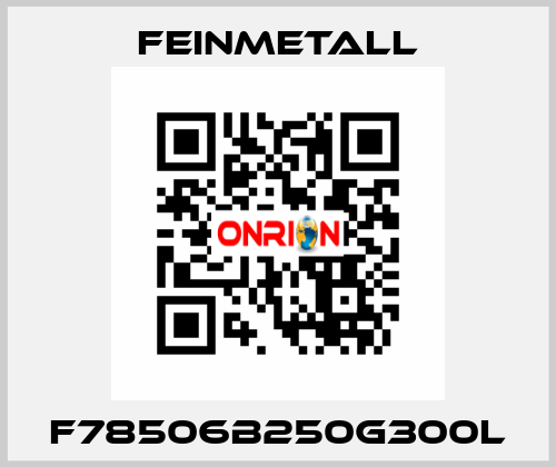 F78506B250G300L FEINMETALL