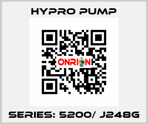 Series: 5200/ J248G Hypro Pump