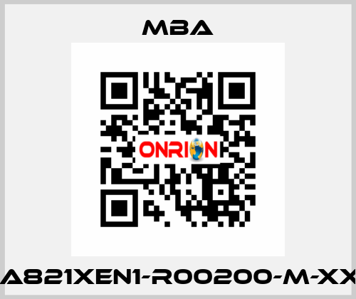 MBA821XEN1-R00200-M-XXXX MBA