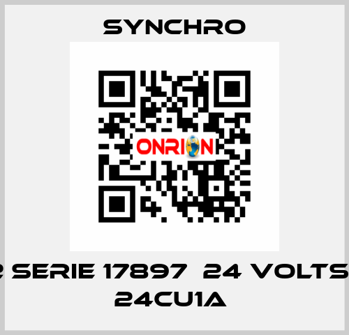 1502 SERIE 17897  24 VOLTS   PT 24CU1A  SYNCHRO