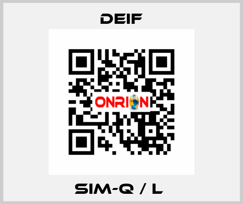 SIM-Q / L  Deif