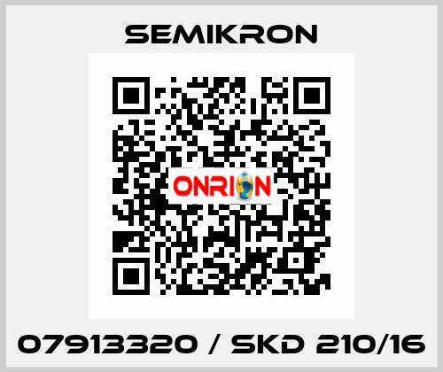 07913320 / SKD 210/16 Semikron