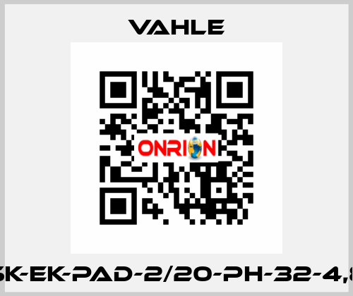 SK-EK-PAD-2/20-PH-32-4,8 Vahle