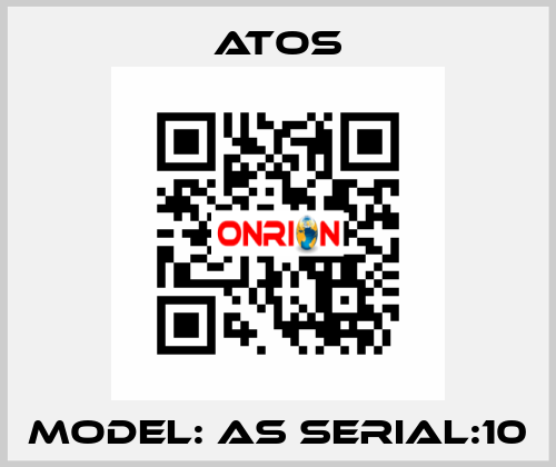 Model: AS Serial:10 Atos