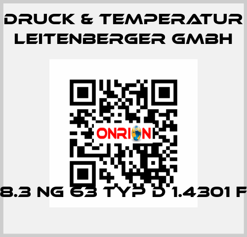 01.18.3 NG 63 TYP D 1.4301 FDA DRUCK & TEMPERATUR Leitenberger GmbH