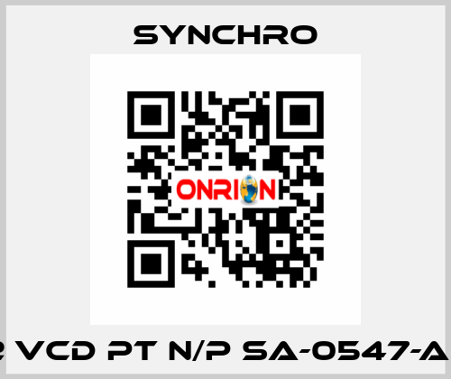 FM 12 VCD PT N/P SA-0547-A0-012 SYNCHRO