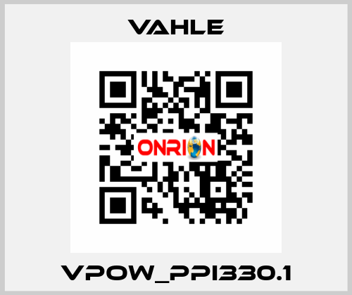 VPOW_PPI330.1 Vahle