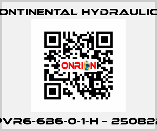 PVR6-6B6-0-1-H – 250822 Continental Hydraulics