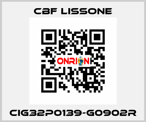 CIG32P0139-G0902R CBF LISSONE