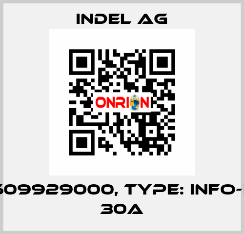 P/N: 609929000, Type: INFO-HCPr 30A INDEL AG