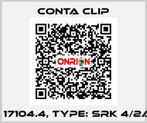 P/N: 17104.4, Type: SRK 4/2A BK Conta Clip