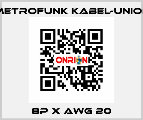 8P x AWG 20 METROFUNK KABEL-UNION