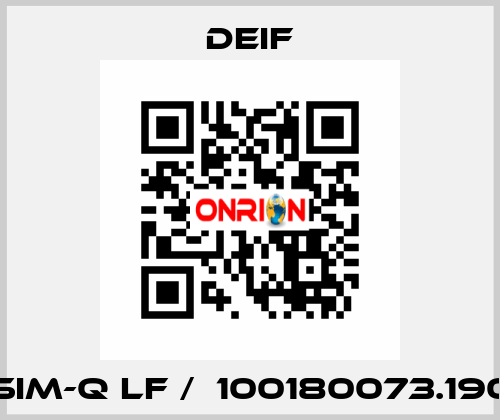 SIM-Q LF /  100180073.190 Deif