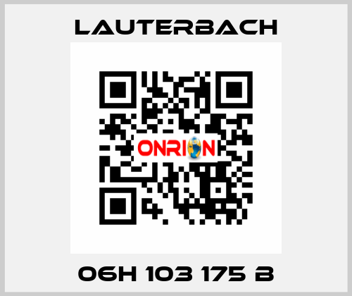 06H 103 175 B Lauterbach