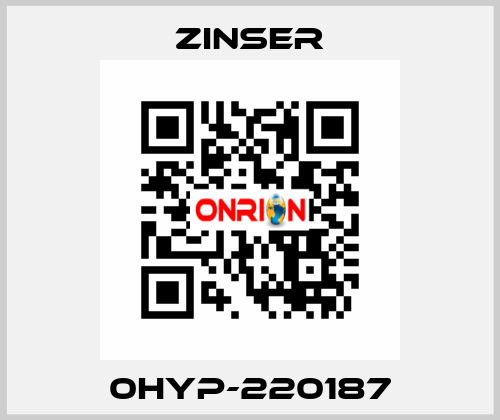 0HYP-220187 Zinser