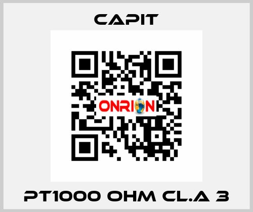 PT1000 OHM CL.A 3 Capit