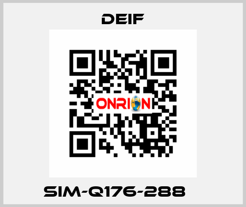  	  SIM-Q176-288В АС Deif