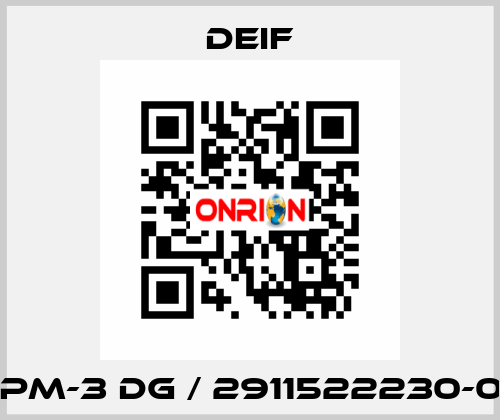 PPM-3 DG / 2911522230-02 Deif