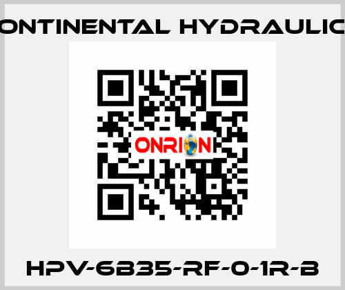 HPV-6B35-RF-0-1R-B Continental Hydraulics