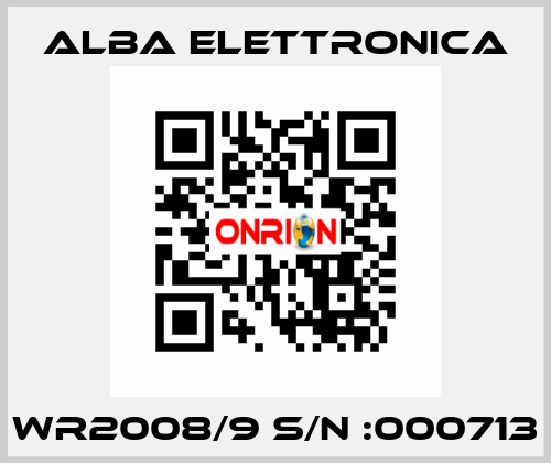 WR2008/9 S/N :000713 ALBA ELETTRONICA