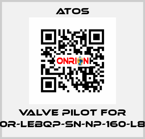 valve pilot for DLKZ0R-LEBQP-SN-NP-160-L81 Q 10 Atos