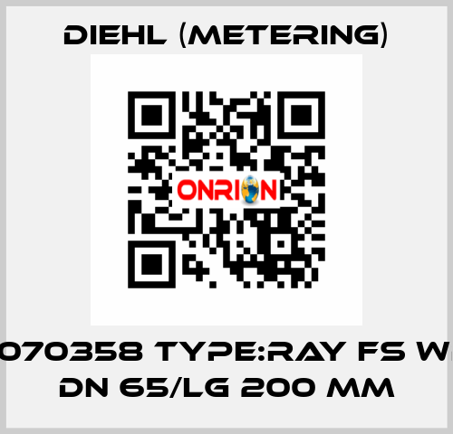 P/N: 3070358 Type:RAY FS WP HOT DN 65/LG 200 mm Diehl (Metering)