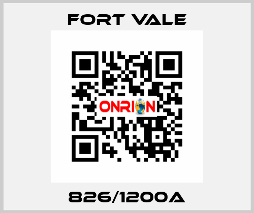 826/1200A Fort Vale