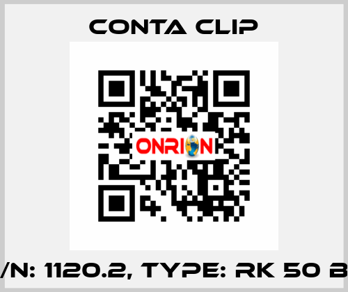 P/N: 1120.2, Type: RK 50 BG Conta Clip