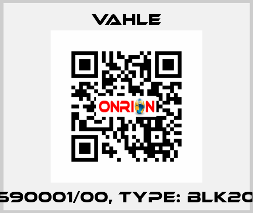 P/n: 0590001/00, Type: BLK200-2-01 Vahle