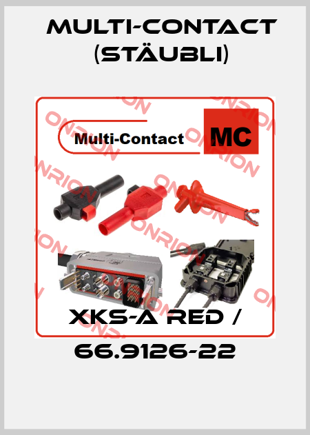 XKS-A red / 66.9126-22 Multi-Contact (Stäubli)