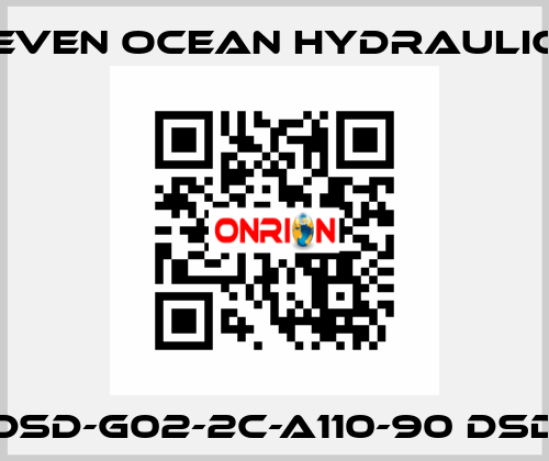 DSD-G02-2C-A110-90 DSD Seven Ocean Hydraulics