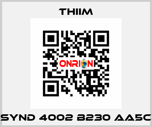 SYND 4002 B230 AA5C Thiim