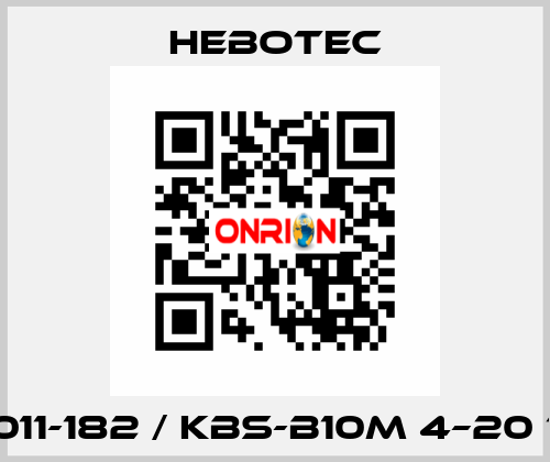 3011-182 / KBS-B10M 4–20 10 HEBOTEC