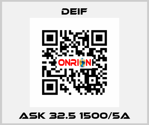 ASK 32.5 1500/5A Deif