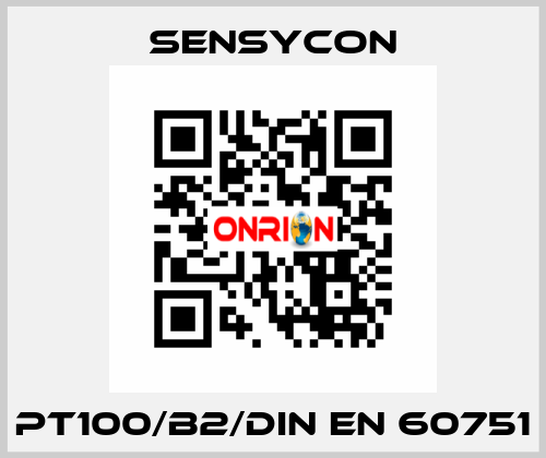 PT100/B2/DIN EN 60751 SENSYCON