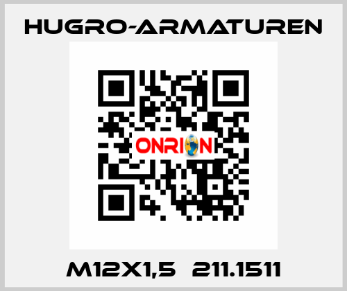 M12x1,5  211.1511 Hugro-Armaturen