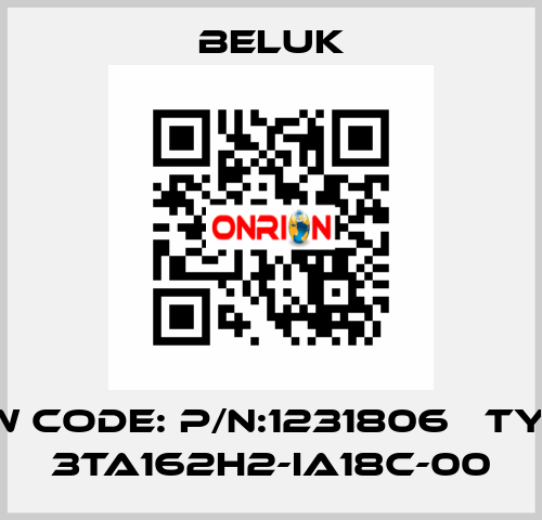 new code: P/N:1231806   Type: 3TA162H2-IA18C-00 Beluk