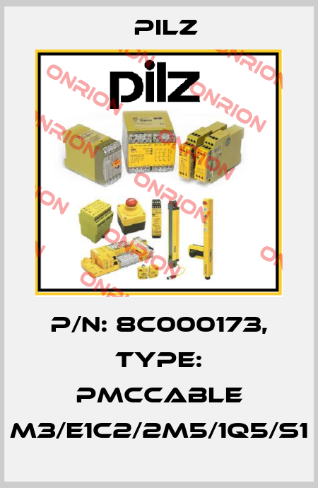 p/n: 8C000173, Type: PMCcable M3/E1C2/2m5/1Q5/S1 Pilz