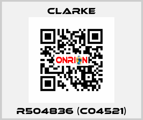  R504836 (C04521) Clarke