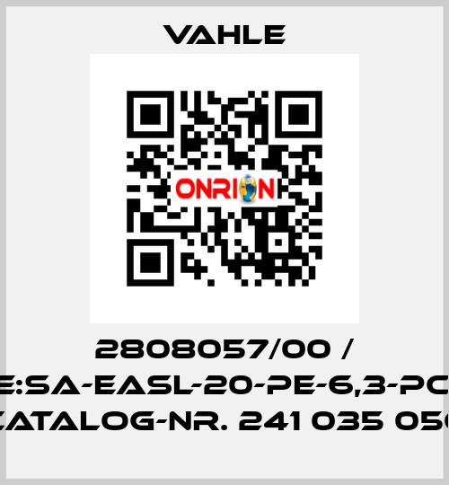 2808057/00 / Type:SA-EASL-20-PE-6,3-PC-36 / catalog-nr. 241 035 056 Vahle