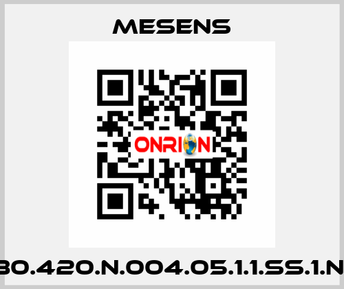 MPS580.420.N.004.05.1.1.SS.1.N.PE.6.N Mesens